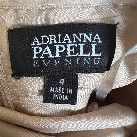 Adriana Papel Strapless Sequined Embellished Mesh Dress. Size 4 - Picture 7 of 7